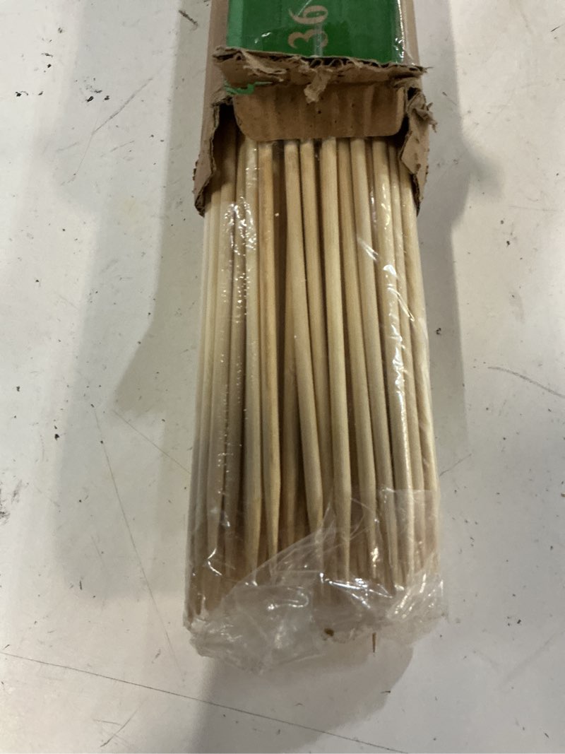 Condition photo showing Good Condition for hopelf 36" natural bamboo skewers sticks for marshmallows?s'mores?bbq?kabob?grilling?barbecue?roasting?camping.more size choices 6"/8"/10"/12"/14"/30"(100 pcs) 36 inch 100