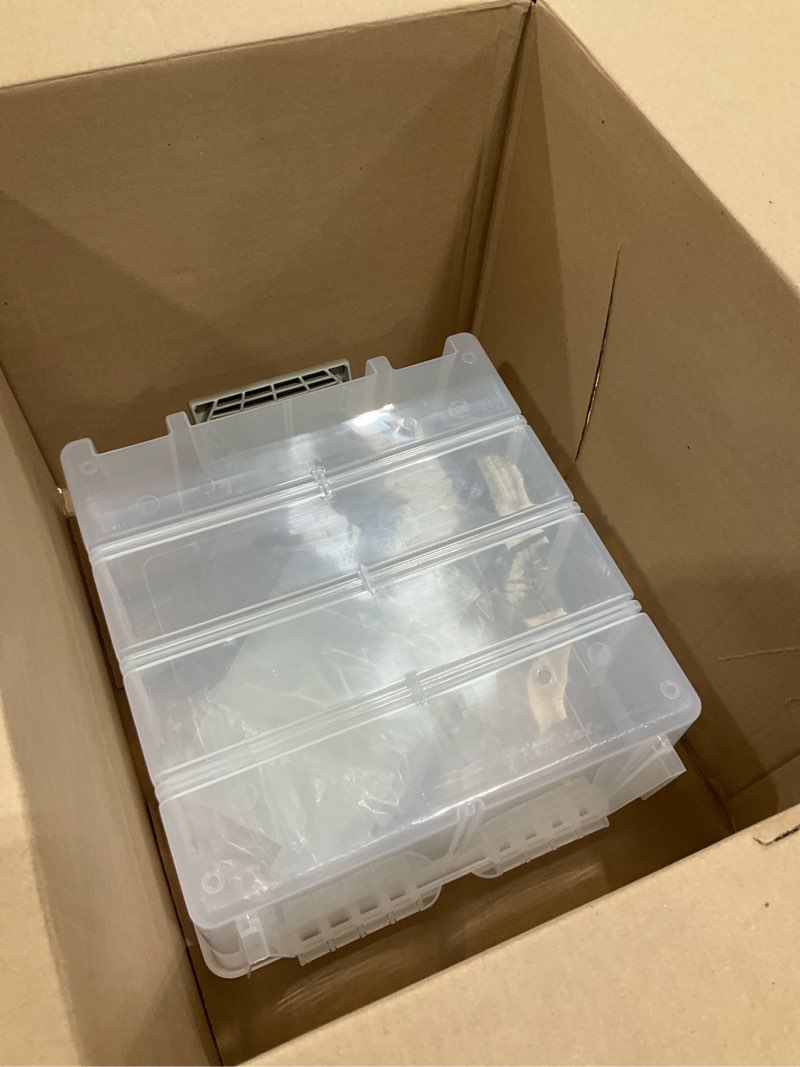 Condition photo showing Good Condition for ArtBin 6990SO Super Satchel Double Deep Compartment Box - Art Storage with 8 Removable Compartments, Smart Closure for Craft Supplies (Gold - Pack of 1) Gold Accents Pack of 1