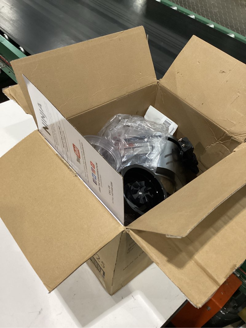 Condition photo showing Good Condition for ninja foodi personal blender | smoothie bowl maker with storage lid, nutrient extractor and mixer | 1200-peak-watt smarttorque motor | hybrid edge blades, (2) 24-oz. cups | silver | ss101