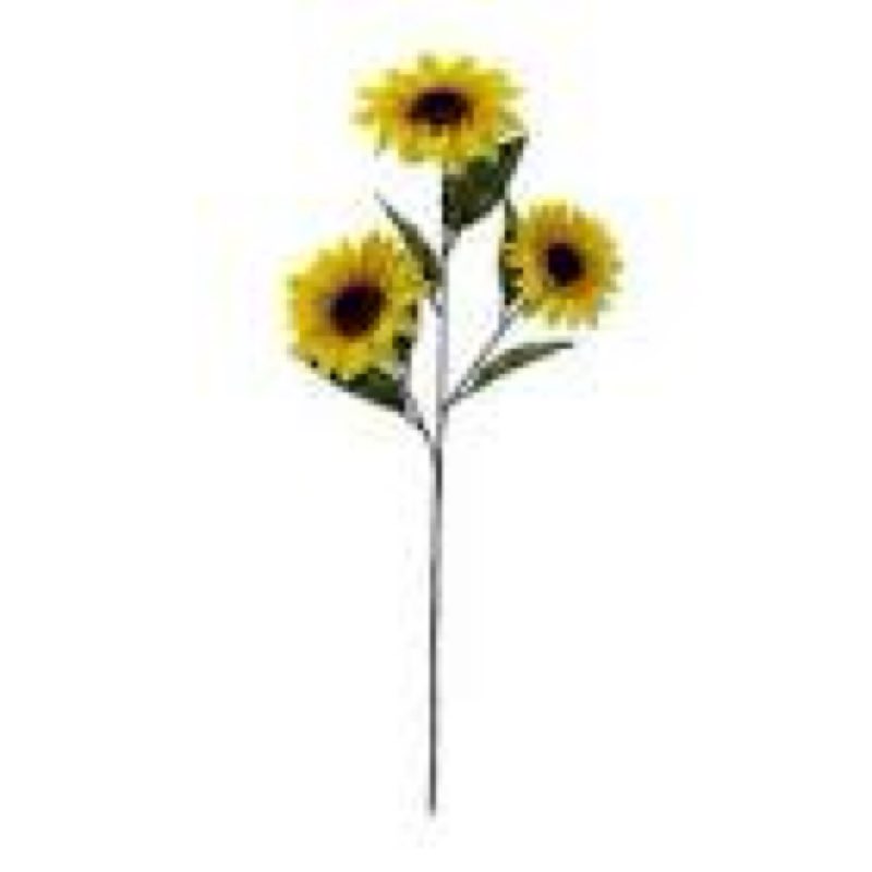 Nearly Natural 24in. Sunflower Artificial Flower (Set of 12), Yellow