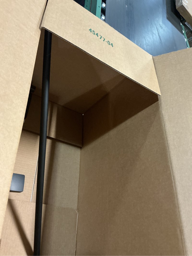 Condition photo showing As Is for Command Bath Matte Black Towel Bar with Water Resistant Command Strips, Bathroom Organizer, 24 in Bar Length Holds up to 10 lbs