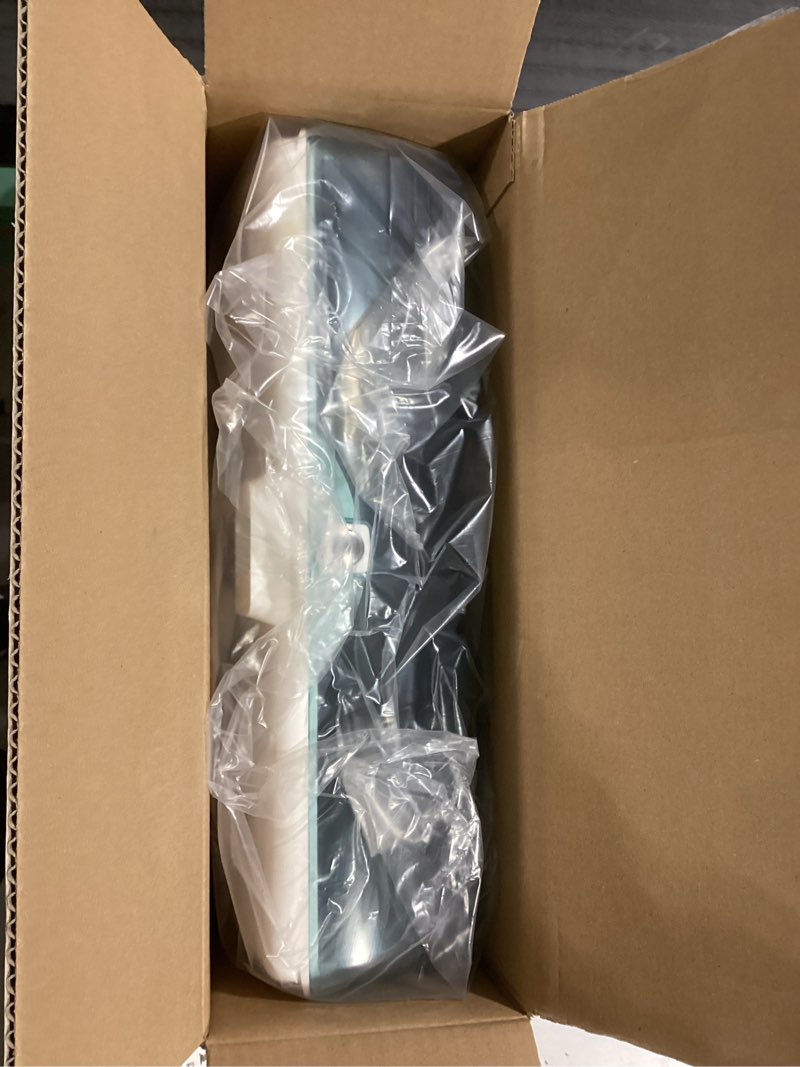 Condition photo showing Good Condition for Tork Folded Wiper Dispenser Aqua/White W4, Wall-Mounted, 654021