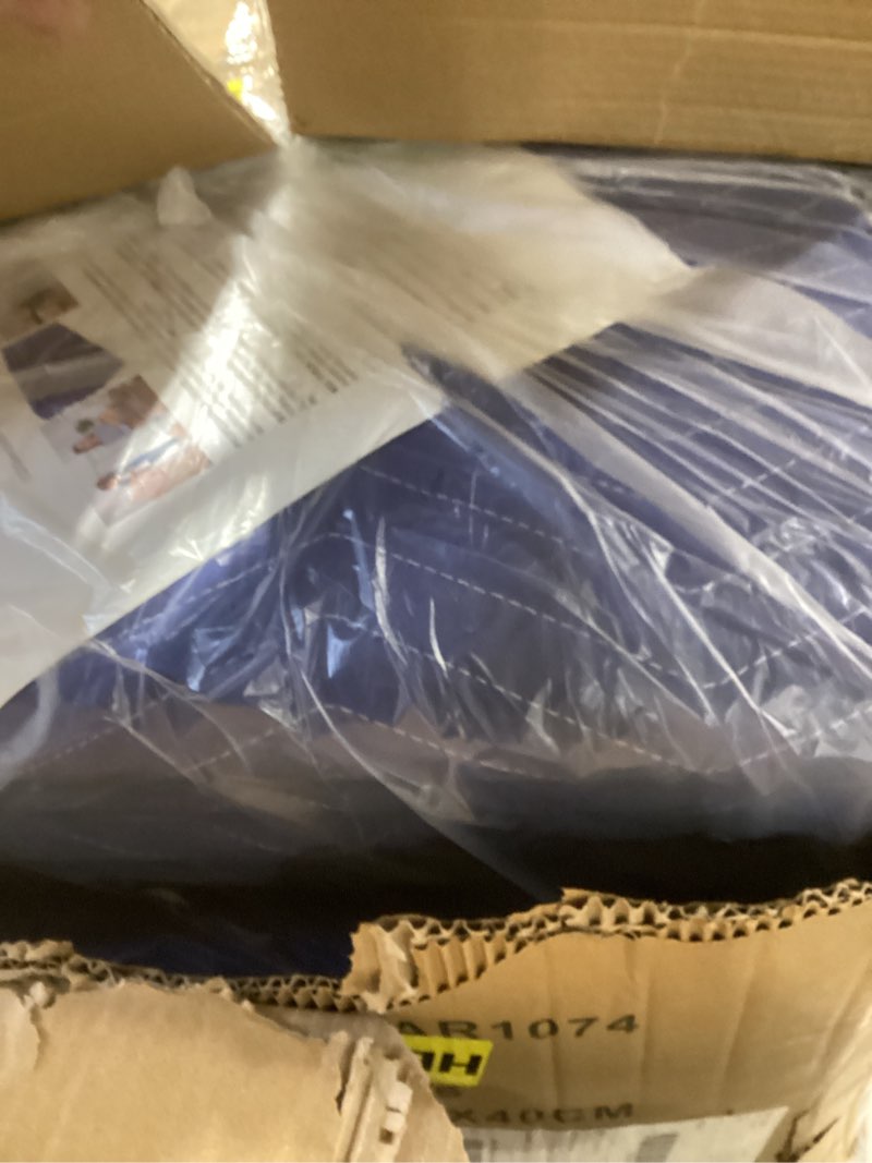 Condition photo showing As Is for 12 Moving Packing Blankets - 80 x 72 Inches (35 lb/dz) Heavy Duty Moving Pads for Protecting Furniture Professional Quilted Shipping Furniture Pads (Dark Blue 12PCS) Incomplete 