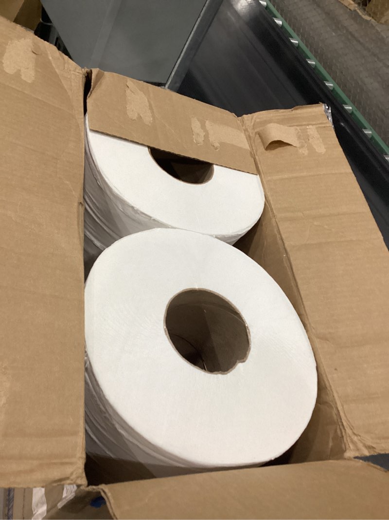 Condition photo showing Good Condition for Georgia-Pacific Pacific Blue Select 2-Ply Jumbo Jr. 9'' Toilet Paper by GP PRO (Georgia-Pacific),13728,1,000 Linear Feet Per Roll,8 Rolls Per Case 1000 count (Pack of 8) Pacific Blue Select