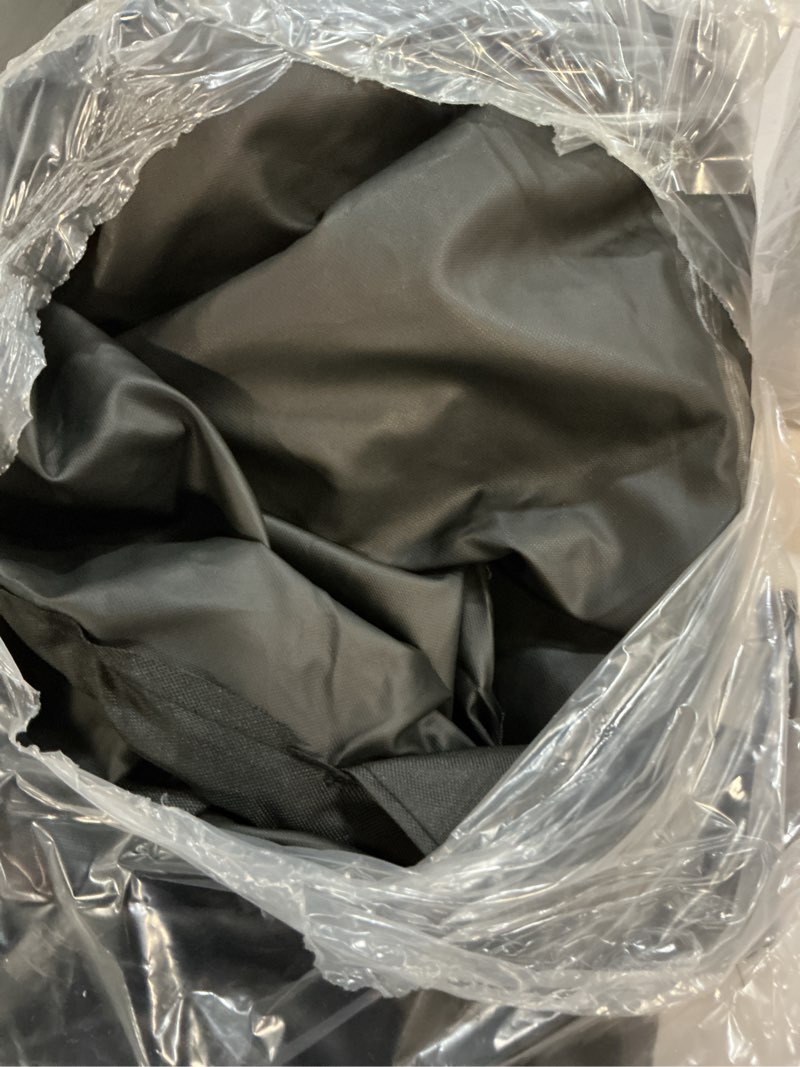 Condition photo showing Good Condition for 28" square fire pit cover – heavy-duty waterproof oxford, buckle straps, air vents & drawstring – windproof & uv-resistant for worry-free year-round protection on patio fire pits & tables black square - 28"l x 28"w x 25"h