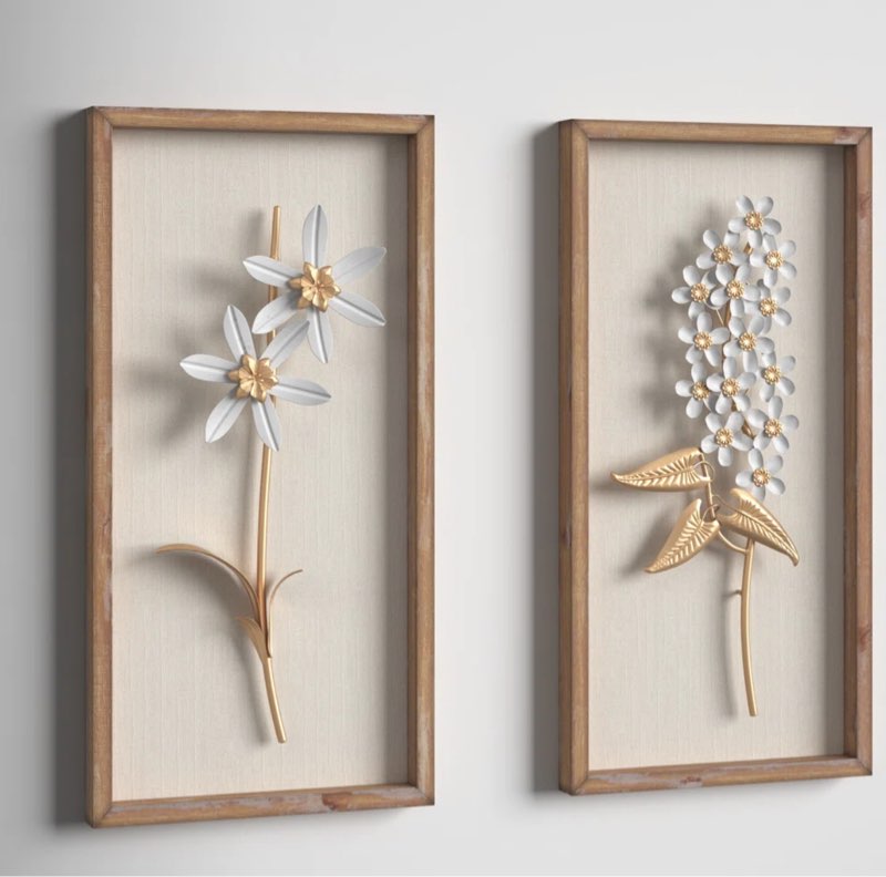 Flower Wall Décor Set
