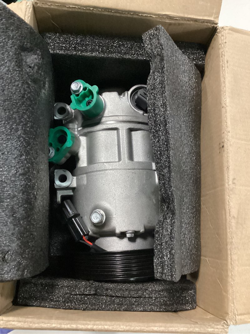 Condition photo showing As Is for air conditioning compressor ac compressor & a/c clutch co 11218c fit for h-yundai sonata 2011 2012 2013 2014, for kia optima 2.0l 2.4l 2011, 10349930, 1011218, 7512961, 256161