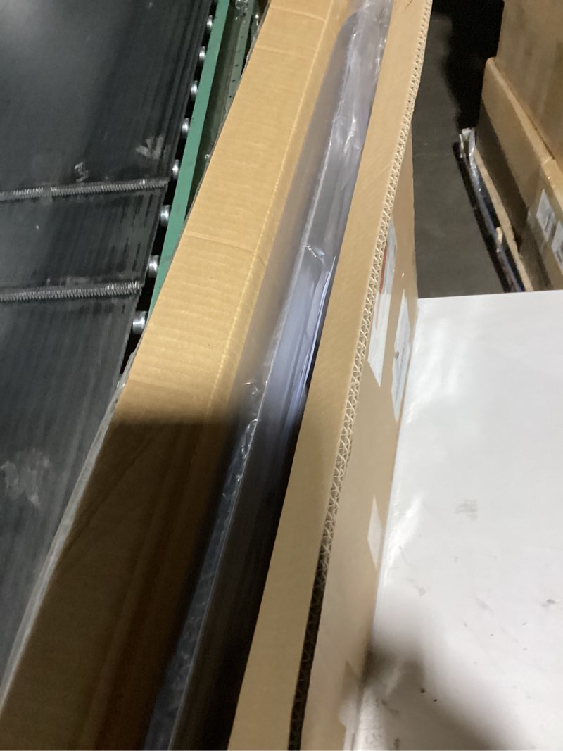 Condition photo showing Good Condition for Aluminum Threshold Ramp for Wheelchairs, 1.6-4.7" Rise Door Ramps for Doorways, 36'' Width Portable Self Supporting Entry Handicap Ramp for Uneven Surfaces with a Non-Slip Thick Door Mat 24x36in & 1.6-4.7" Rise Adjustable