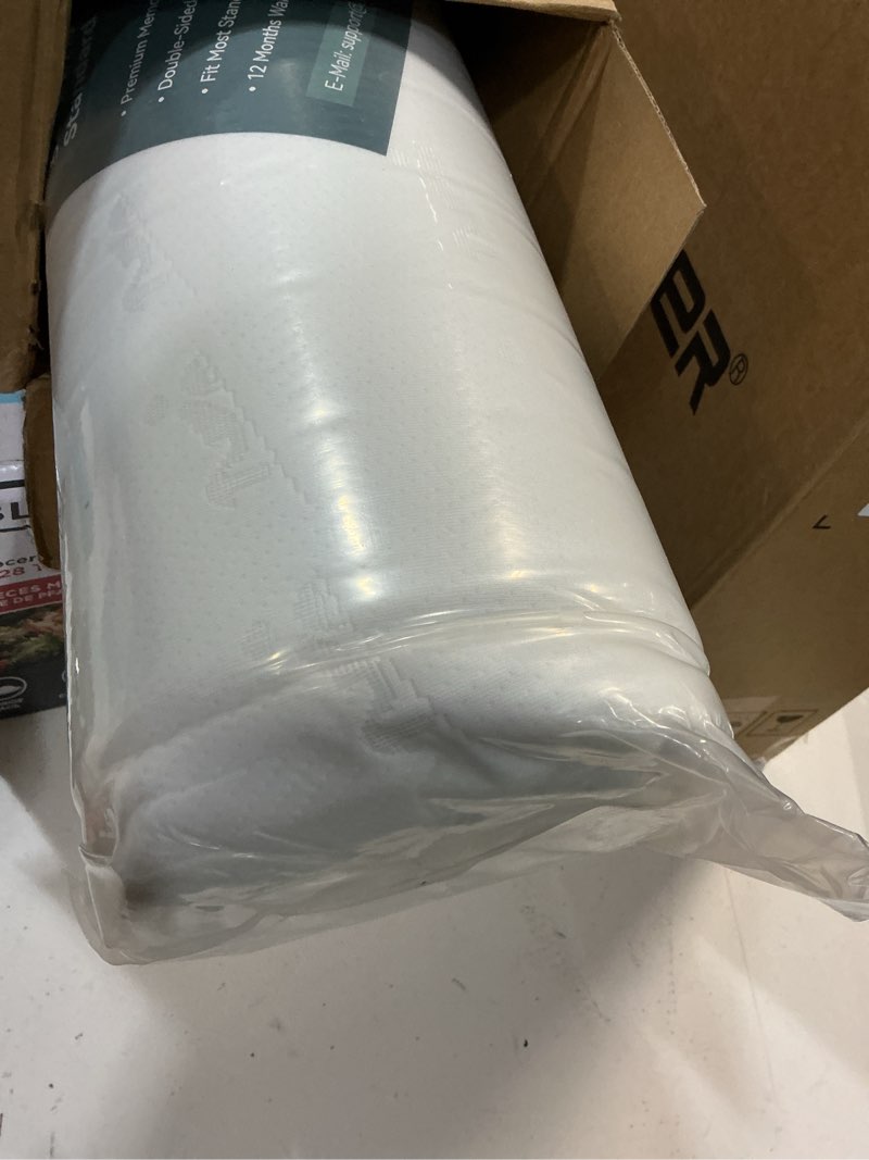 Condition photo showing New/Like New for babelio breathable crib mattress, dual-sided, memory foam, waterproof, removable and machine-washable cover, for toddler and baby 52" x 27.5" crib mattress cloud 1
