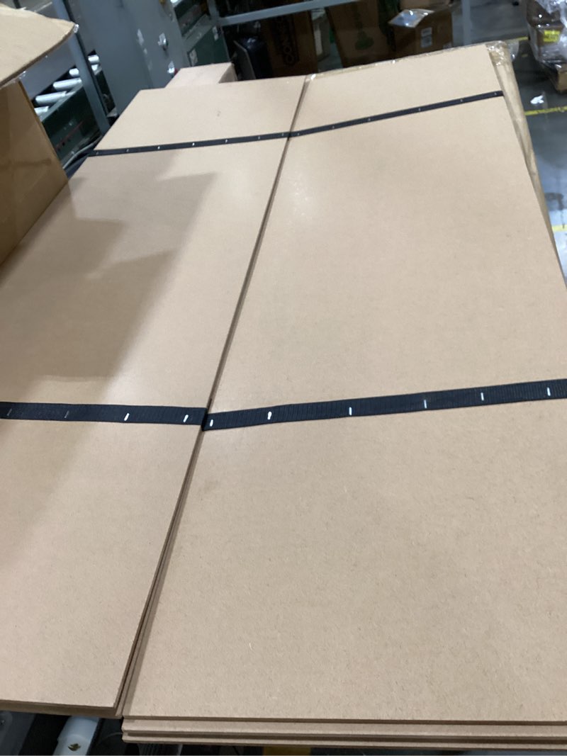 Condition photo showing As Is for imperius foldable box spring, bunkie board, bed support slats, bed boards for under, twin (60x30) twin- (60x30")
