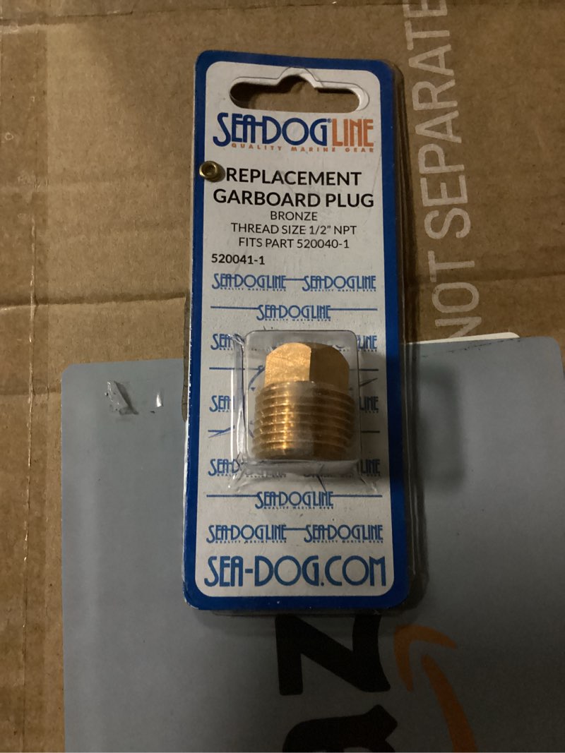 Sea-dog line replacement garboard plug