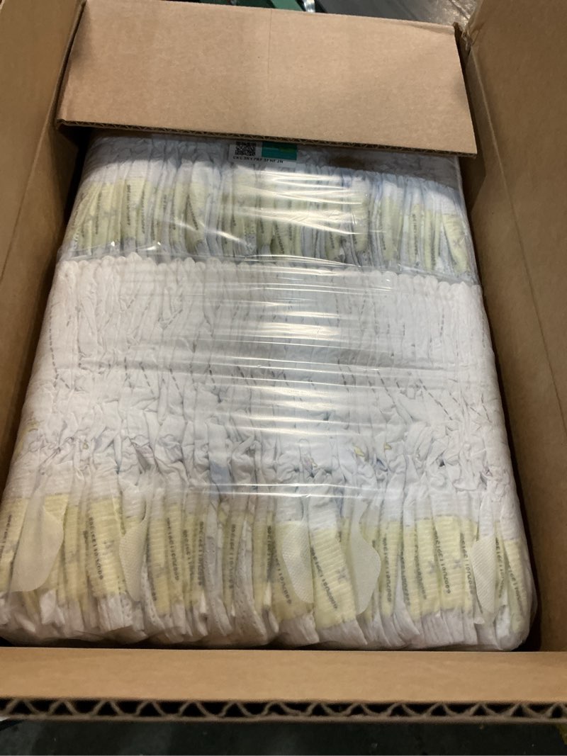 Condition photo showing New/Like New for pampers swaddlers diapers, size 5 (20-37 lbs), 132 count, absorbent, keeps baby dry and comfortable, skin safe disposable baby diaper (packaging may vary) size 5 132