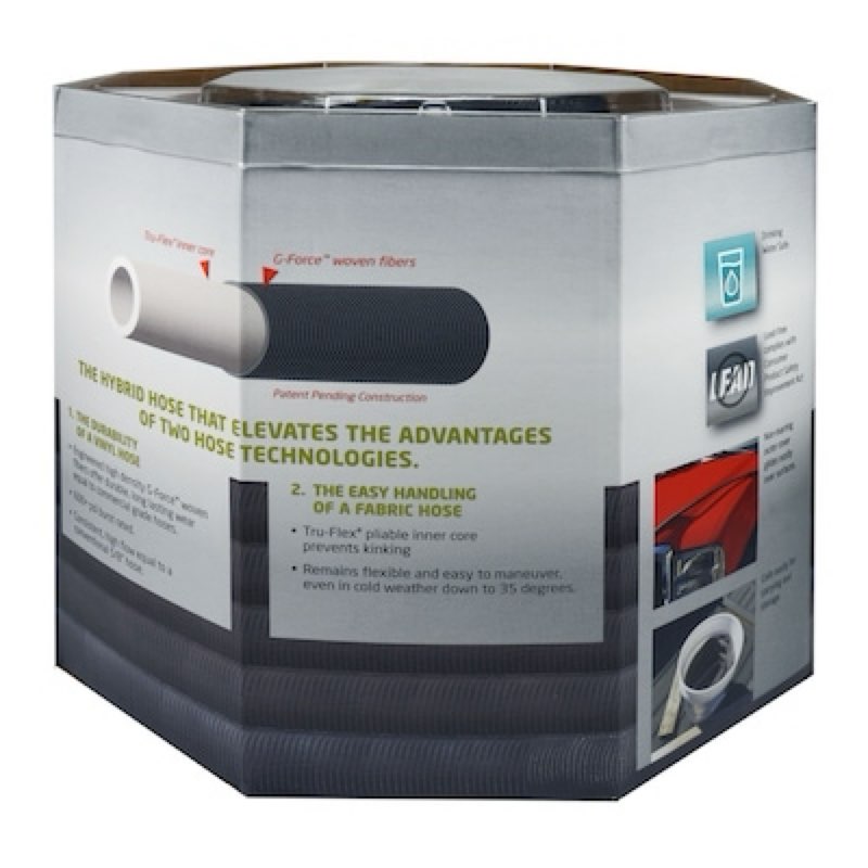 zero-g teknor apex 5/8-in x 100-ft premium -duty kink free woven gray hose