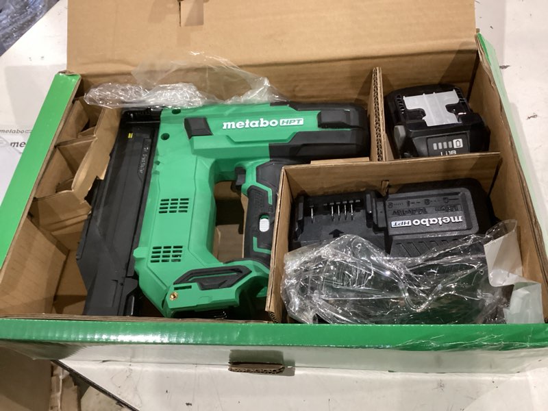 Condition photo showing Good Condition for metabo hpt multivolt 2-in 18 -gauge cordless straight brad nailer (battery included and loader)