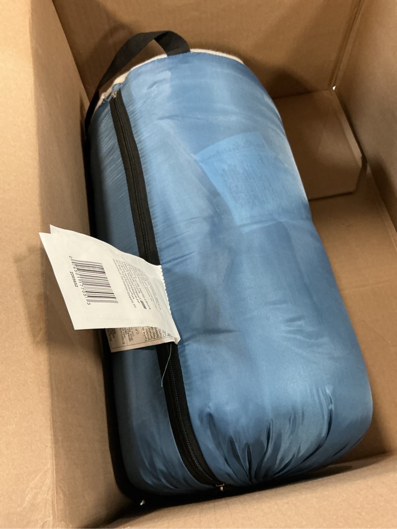 Condition photo showing Good Condition for Coleman Sun Ridge 40°F Cool-Weather Sleeping Bag, Lightweight Adult Sleeping Bag with Soft Trim & Draft Tube, Machine Washable