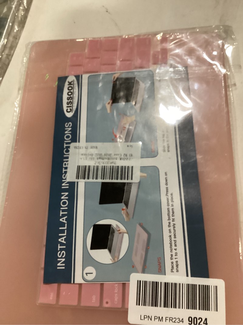 Condition photo showing Good Condition for CISSOOK for MacBook Air 13.6 M4 M3 M2 Case 2025 2024 2022 Release, Plastic Hard Shell & Keyboard Cover & USB Adapter for MacBook Air 13.6 inch A3240 A3113 A2681, Baby Pink Air13.6inch-Baby Pink
