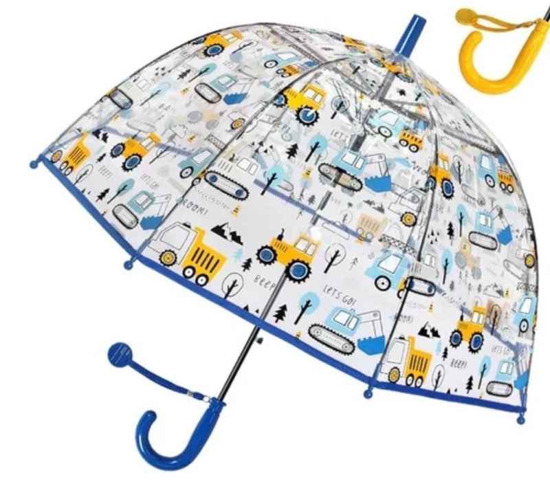kids umbrella clear bubble umbrellas for rain,safety dome windproof umbrella for kid girls and boys
