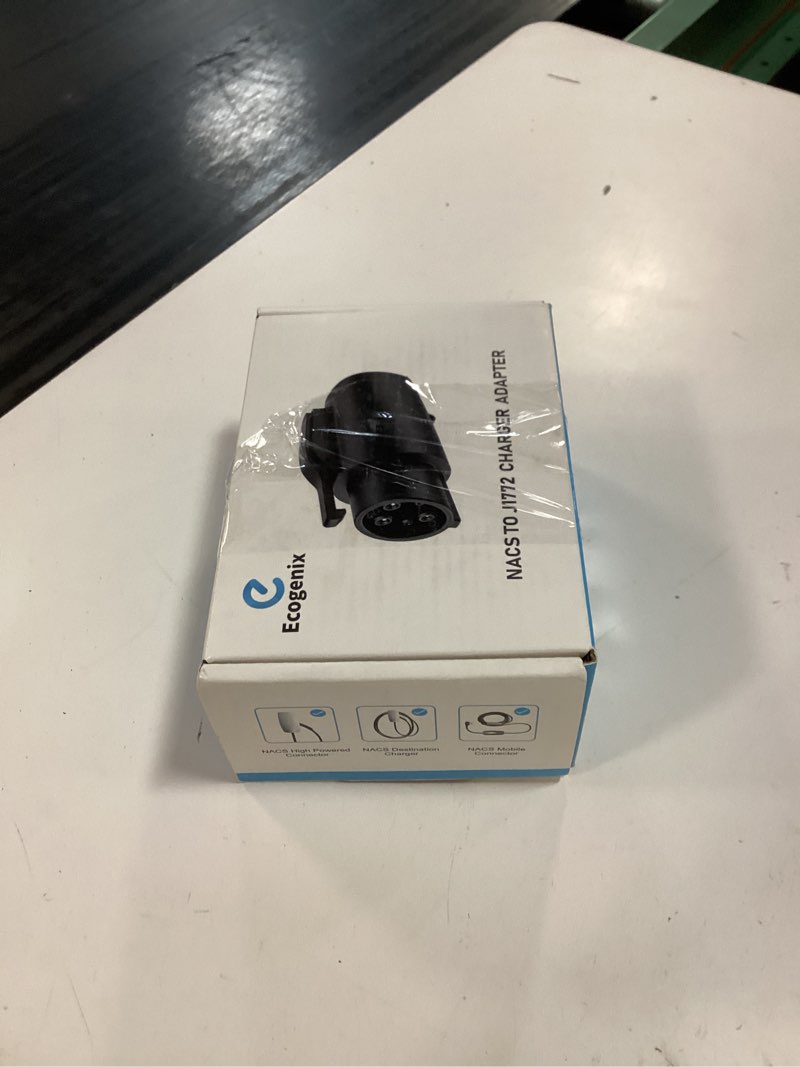 Condition photo showing New/Like New for ecogenix upgraded 2in1 ccs & j1772 to tesla adapter, 250kw fast ccs1 to tesla charging adapter, fit for 2021-2026 tesla model y, 3, s, x, compatible with ccs1& j1772 level 1 2 3 charging stations