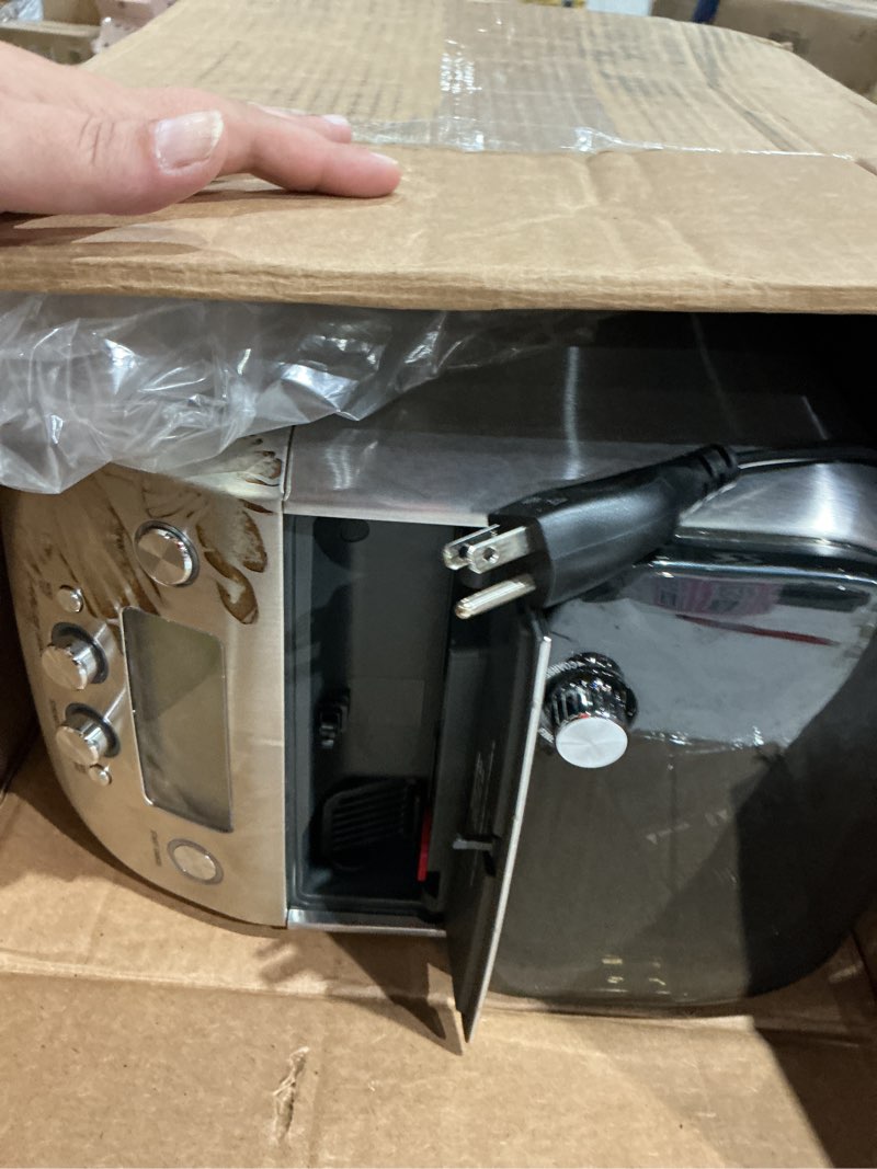 Condition photo showing New/Like New for breville bdc650bss grind control coffee maker with grinder, brushed stainless steel, thermal carafe