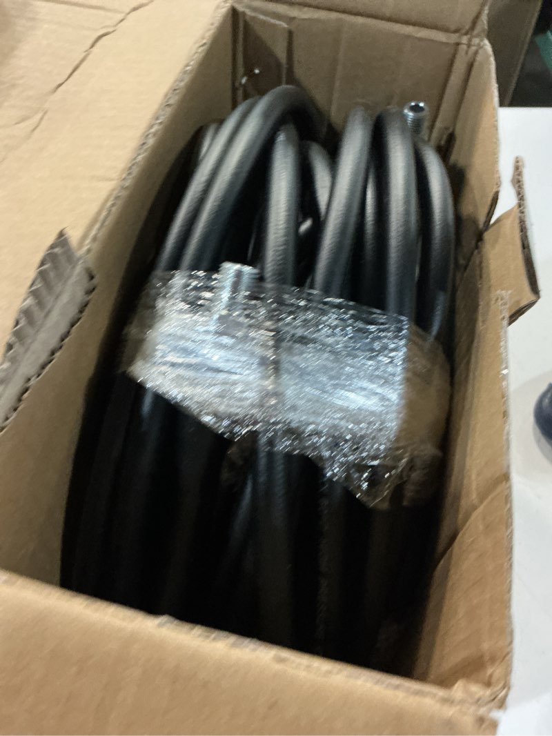 Condition photo showing Good Condition for sewer jetter kit for pressure washer 100ft, 5800psi drain cleaner hose 1/4 inch npt corner, rotating and button hose sewer jetting nozzle pearl corsage pin waterproof tape with 2 spanner
