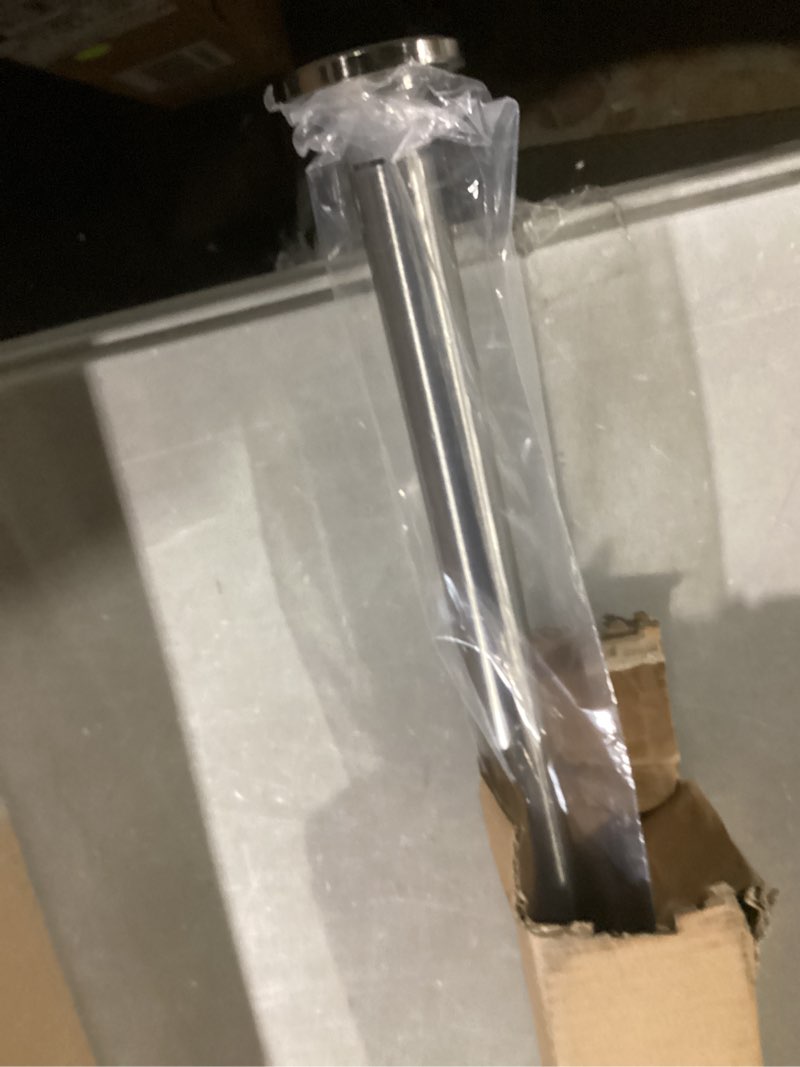 Condition photo showing Good Condition for Ivilon Tension Curtain Rod - Spring Tension Rod for Windows or Shower, 54 to 90 Inch. Brushed Nickel 54" to 90" Brushed Nickel