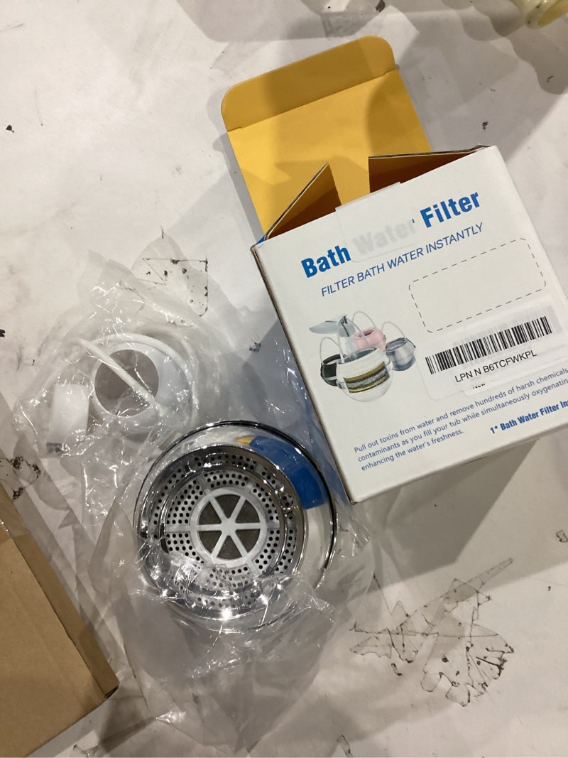 Condition photo showing Good Condition for Bath Filter for Tub - Kinder Water Filter for Bathtub, Hard Water Softener to Remove Lead,Chlorine and Fluoride, Improve Skin, Hair and Nails Condition,Chrome