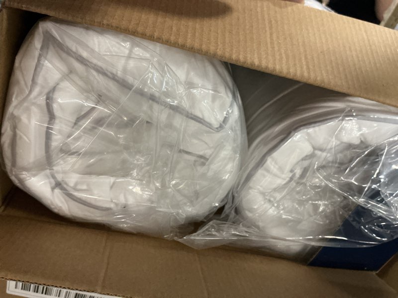 Condition photo showing Good Condition for viewstar pillows queen size set of 2, hotel quality, down alternative gusseted bed pillows for side, back, or stomach sleepers, white white queen