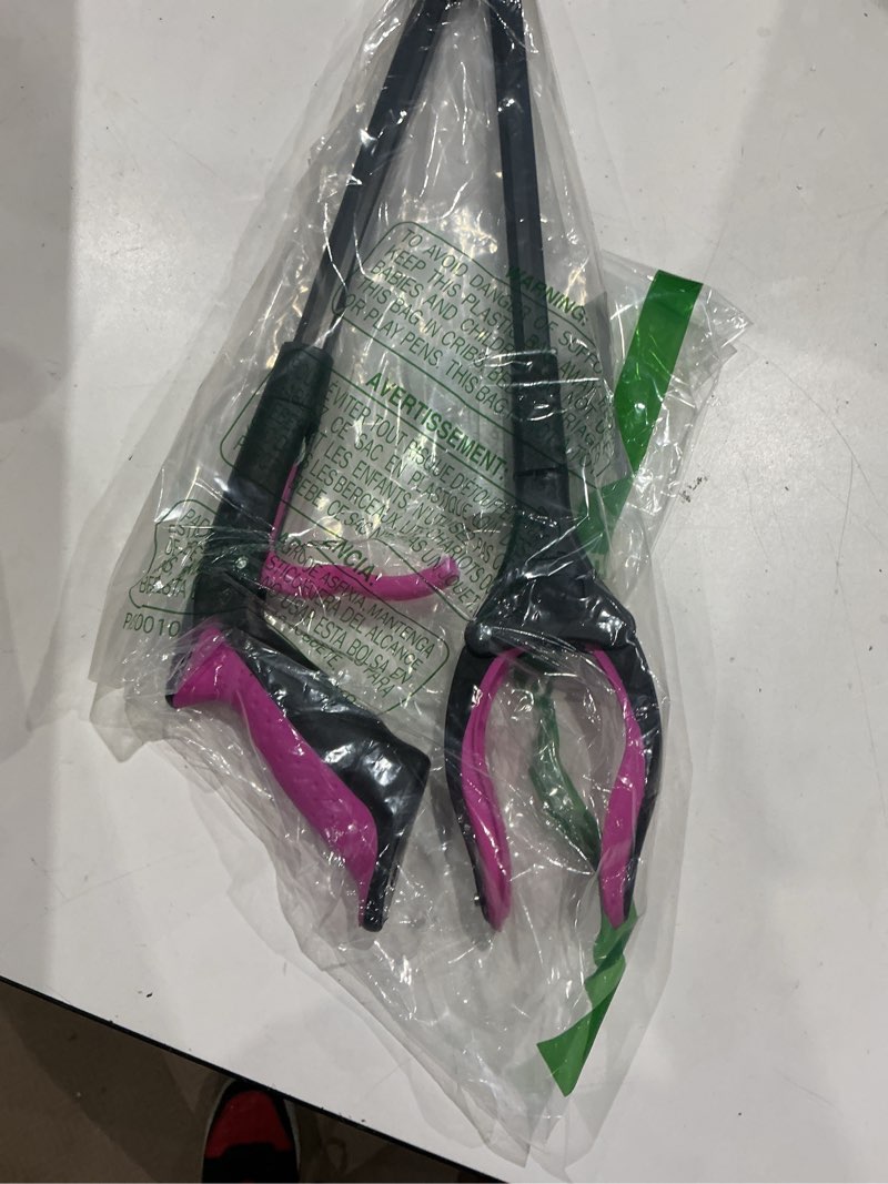 Condition photo showing Good Condition for grabber reacher tool - 32” extra long foldable gripper and reaching tool - heavy duty pick up stick grabbers for seniors, trash, surgery recovery must haves gifts (black purple)