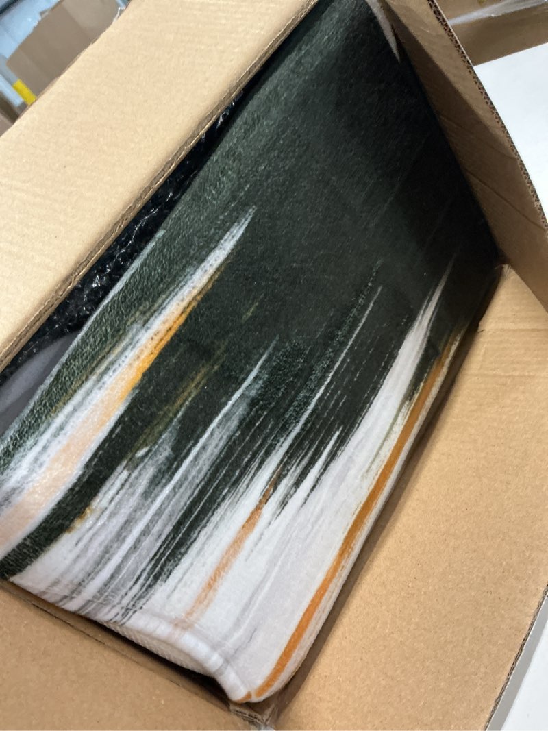 Condition photo showing Good Condition for black bathroom accessories set - 24pcs bathroom sets with shower curtain and rugs,waterproof black and white shower curtain set, toilet brush, trash can & soap dispenser black2 bath set+shower curtain+bath rugs