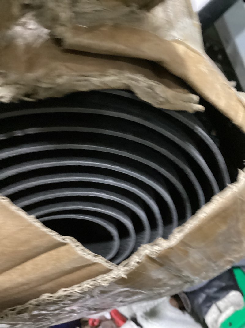 Condition photo showing As Is for Kuyal Front Door Mat, 3'x10' Indoor Outdoor Entrance Mat, Commercial Floor Mats Inside Outside Entrance, Heavy Duty Durable Welcome, Rubber Backing Non Slip Outdoor Mats for Entryway,Black Polyester 36" x 120"