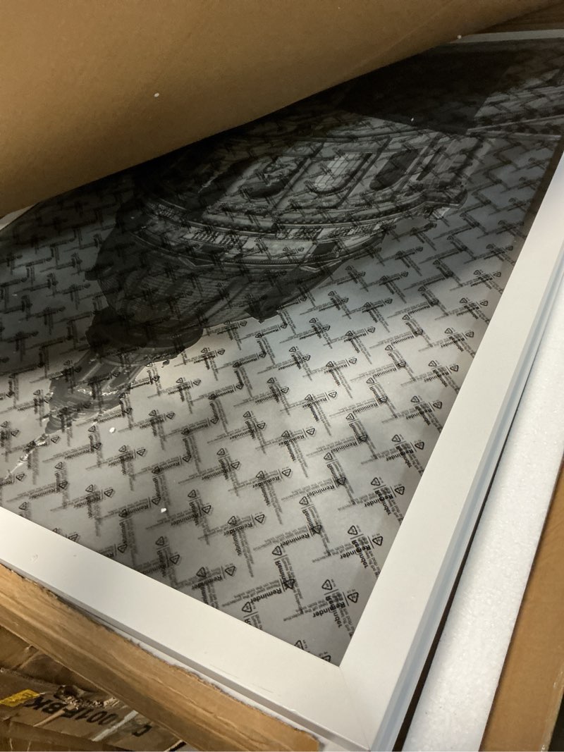 Condition photo showing Good Condition for 24x36 poster frame 2 pack, white poster frame 24 x 36 inches for pictures and art prints, 36x24 picture frame horizontal or vertical wall mounting white 24x36