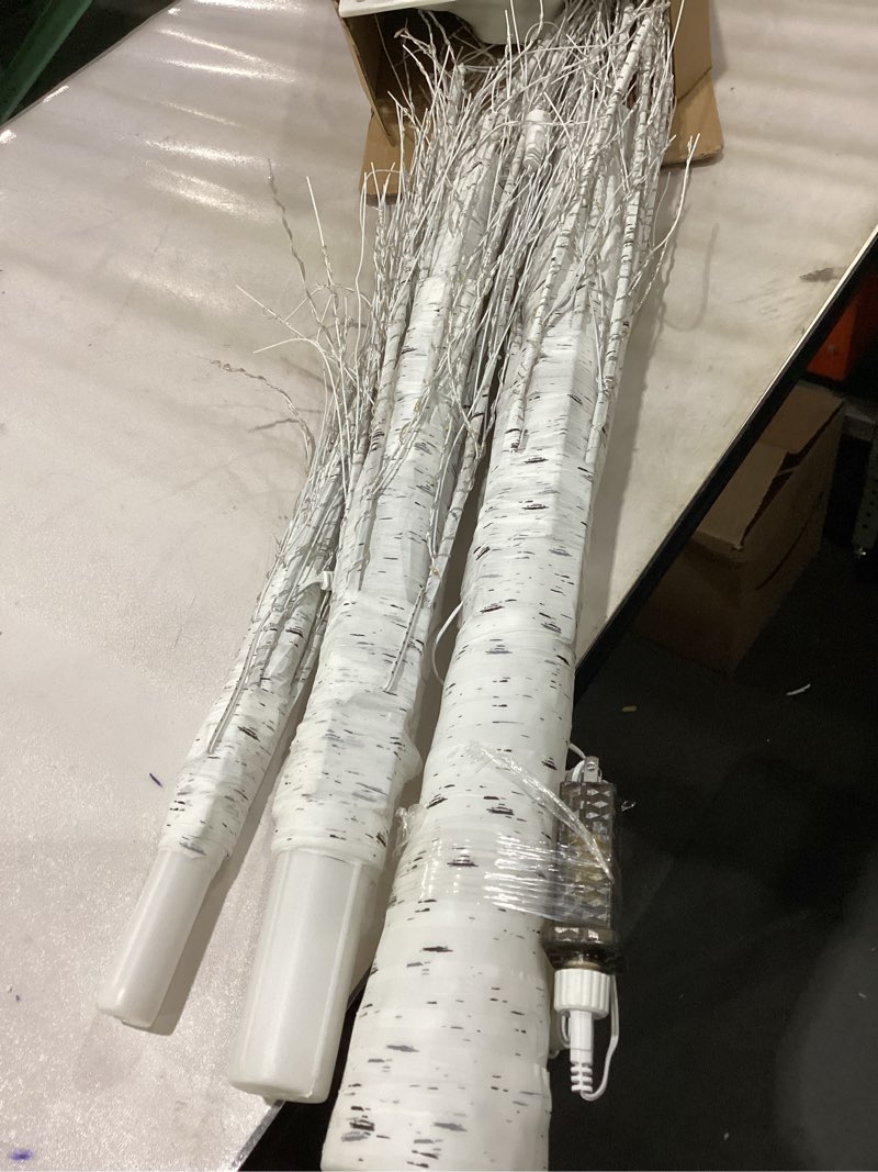 Condition photo showing New/Like New for 7FT Lighted Birch Tree 1000 LED Warm White Lights with Twinkle Lights?Twinkling or Steady Function for Selected, LED Artificial Tree Light for Indoor Outdoor Christmas Decorations Warm Lights 7ft