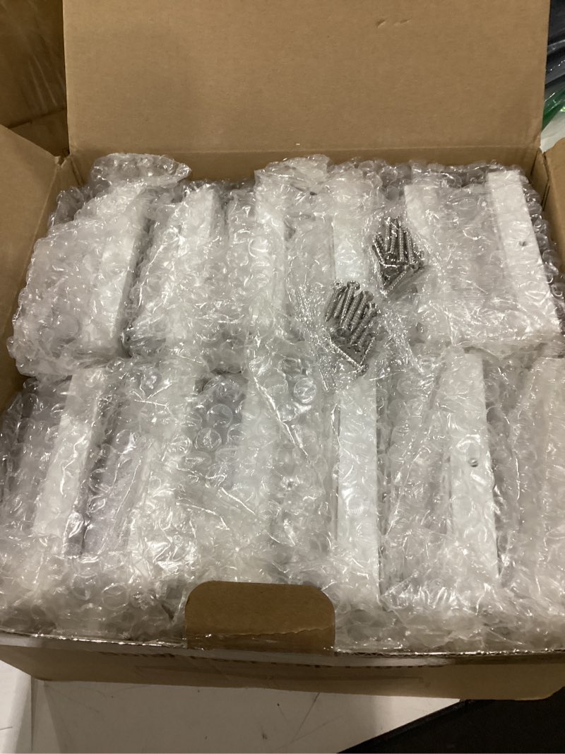 Condition photo showing Good Condition for brightever 4x4 solar post cap light 12-pack, fence post solar lights with 3 lighting modes, fits 4x4 3.5x3.5 vinyl/wood posts, white solar powered waterproof deck post lights for garden patio porch white 12 pack