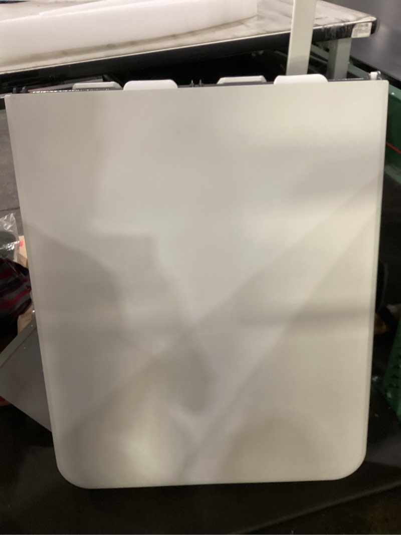 Condition photo showing New/Like New for SKOK 330lbs Folding Table 6ft, Plastic Picnic Table Portable with Handle, 6 Foot Folding Table Long with Thicker Tabletop, White Tailgating Utility Commercial Craft Foldable Table for Party & Events 6FT-White