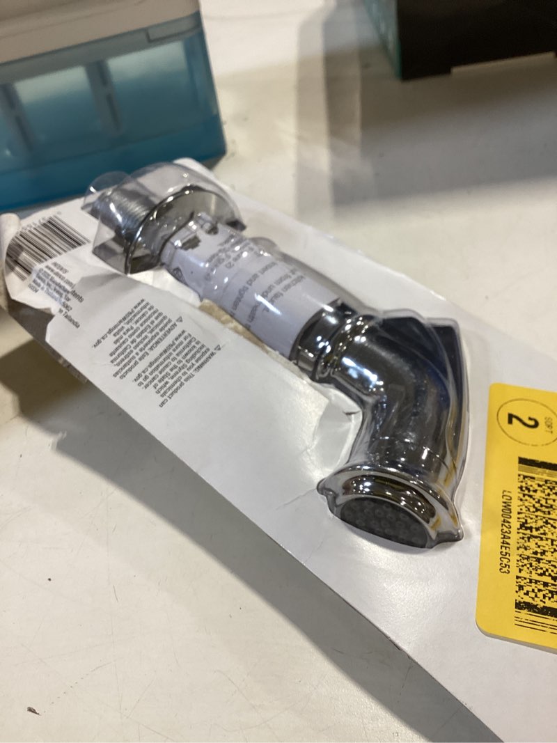 Condition photo showing As Is for danco for universal chrome kitchen faucet sprayer