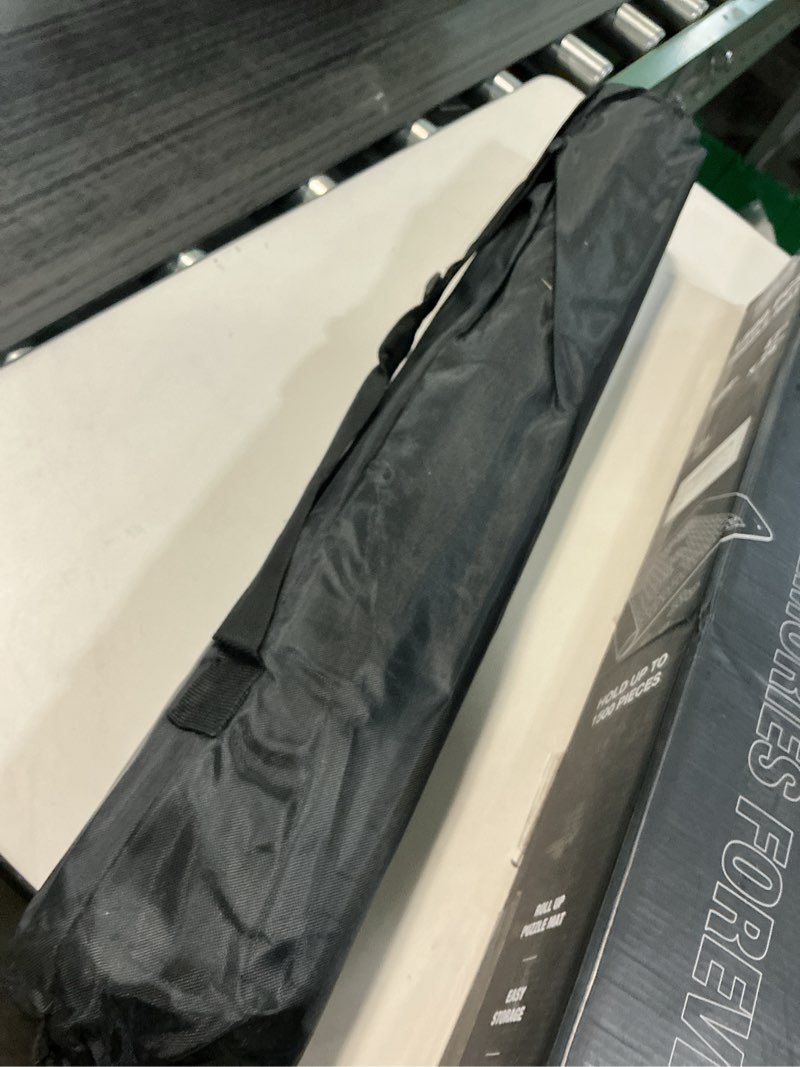 Condition photo showing New/Like New for ropoda 1500 Pieces 46" x 26 "Puzzle Mat Roll Up, Puzzle Saver with 4 Large Sorting Trays & Travel Storage Bag, Portable Rollup Puzzles Keeper (Black)