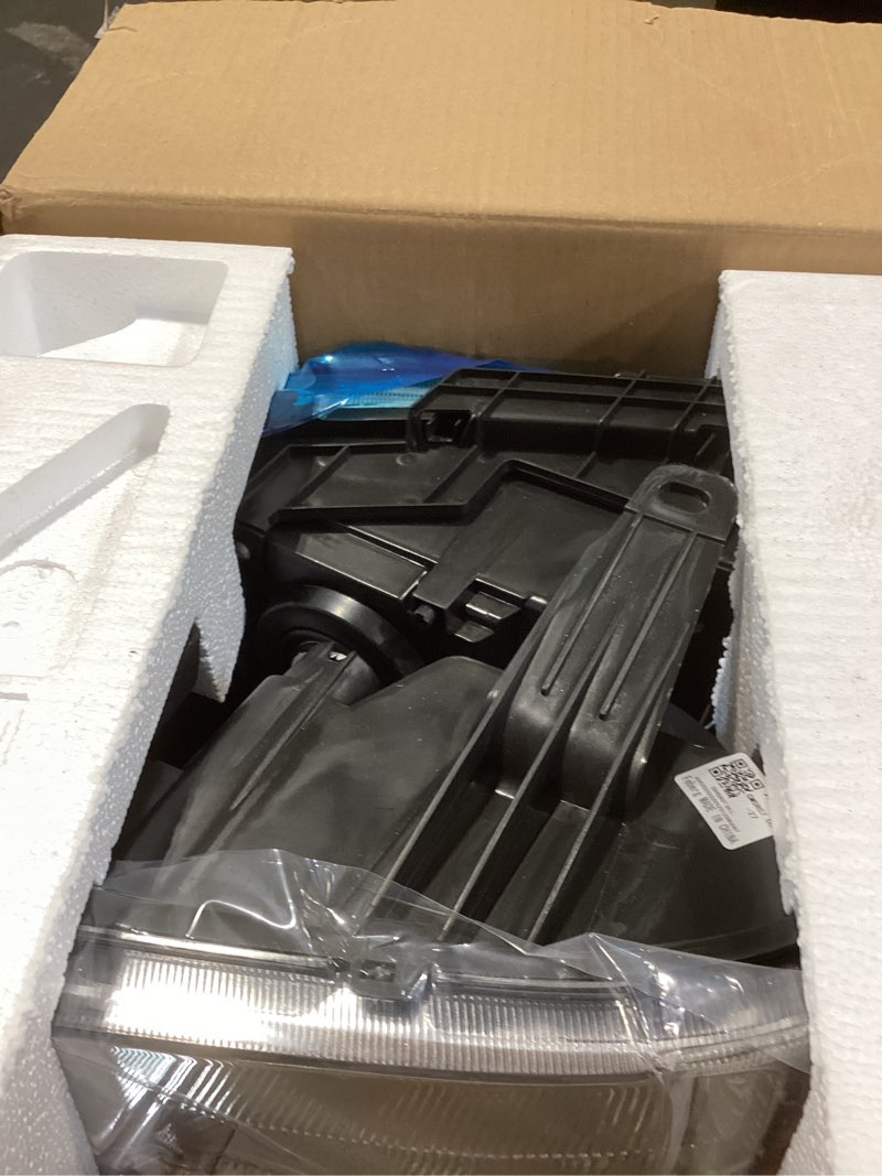 Condition photo showing Good Condition for headlight assembly compatible with 07-13 gmc sierra 1500/07-14 gmc sierra 2500hd 3500hd for 2007-2014 sierra headlamp chrome housing headlamp replacement driver and passenger sides?w/o bulbs? chrome housing 07-14
