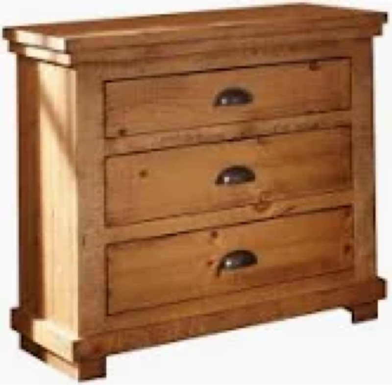 Wolferstorn 3-Drawer Nightstand