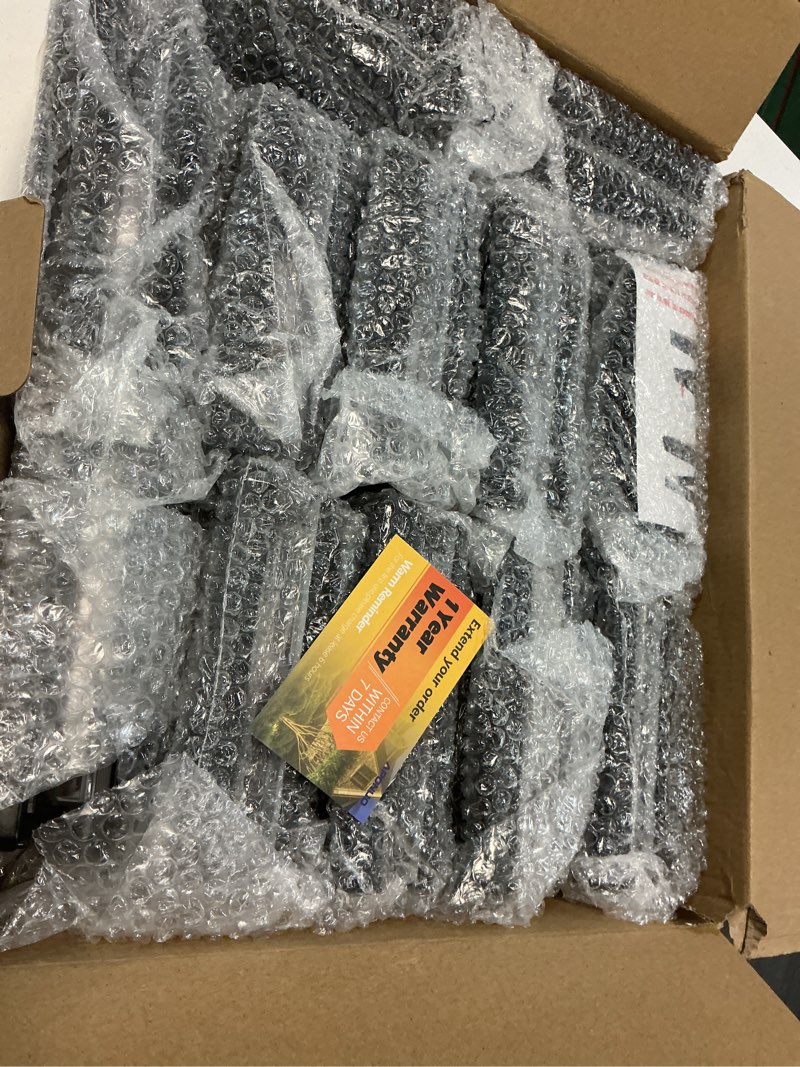 Condition photo showing New/Like New for aponuo 12 pack fence post solar lights, 2 modes(warm/cool light) outdoor waterproof 4x4 post solar lights, solar powered garden, patio, deck decor for 4x4, 5x5, 5.5x5.5 wood & vinyl posts, black black 12 pack