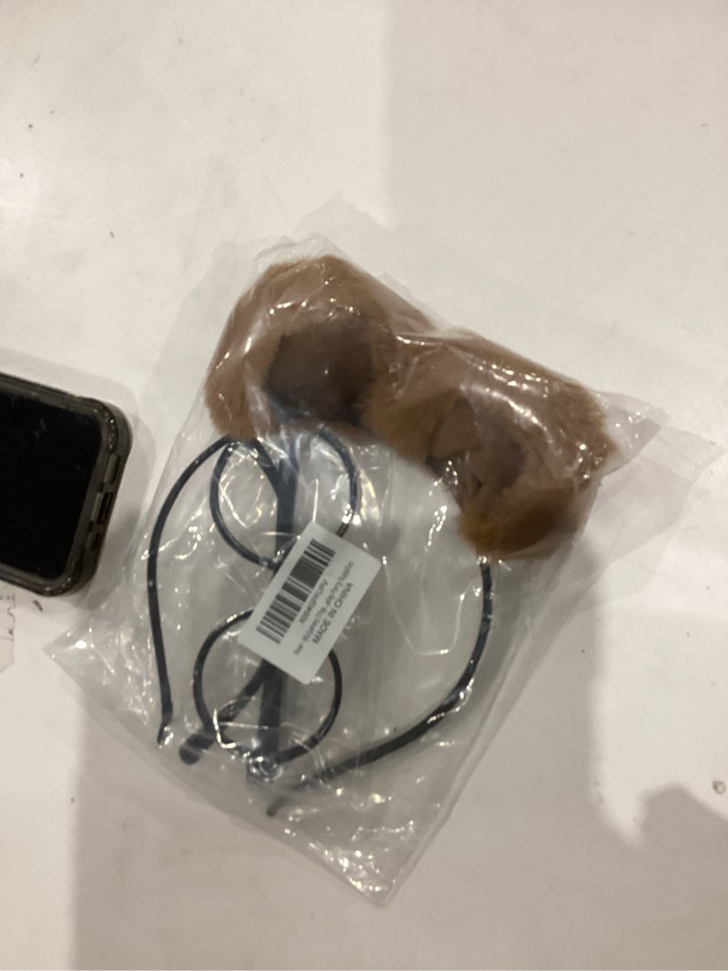 Condition photo showing New/Like New for Chipmunks Costumes Set,Chipmunk Ears Headband Black Round Frame Glasses,Fluffy Animal Hairband for Halloween Costume Accessories,Cosplay Party Supplies