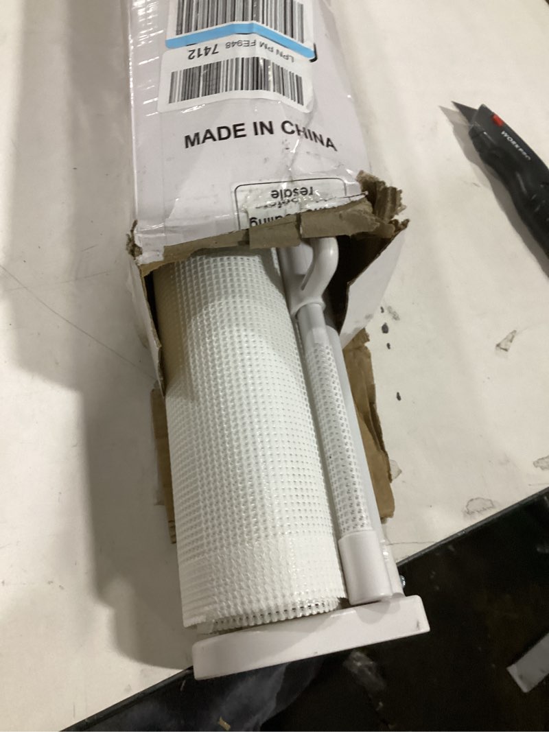 Condition photo showing As Is for probebi Retractable Baby, Child & Dog Gates for Stairs, Extends to 54" Wide 34" Tall, Use for Outdoor, Indoor, Hallways, Doorways, Deck, Porch, Black