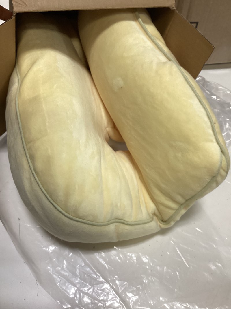 Condition photo showing Good Condition for beautiful buttocks seat cushion,memory foam sit bone relief cushion for butt, lower back, hamstrings, hips, ischial tuberosity - home, office