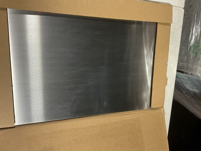 Condition photo showing Good Condition for New Titanium Cutting Board, 100% Pure Titanium Cutting Boards For Kitchen, Non-Slip Chopping Board, Dishwasher Safe, Easy to Clean, Durable & Hygienic for Meat, Vegetables, Fruits (18 * 12) 1 XL:18*12 Inches