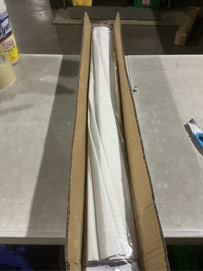 Condition photo showing Good Condition for lazblinds cordless roman shades for windows, blackout room darkening thermal insulated window blinds, lightweight fabric blinds for indoor windows, 34" w x 72" h, off white