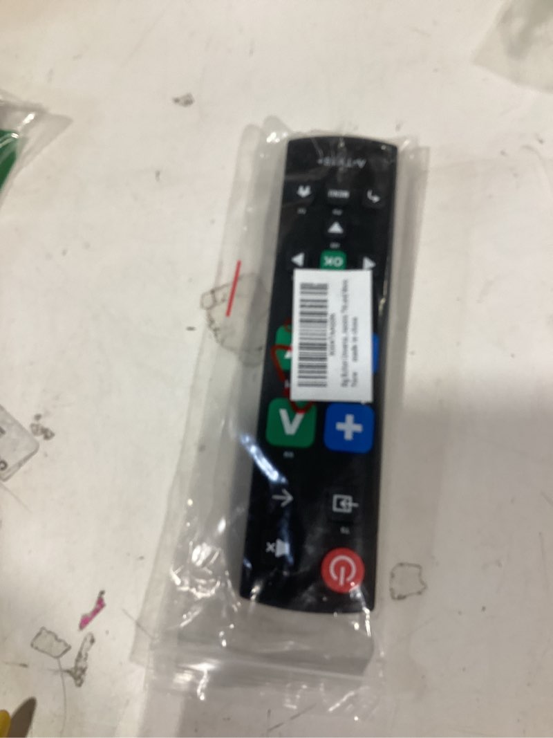 Condition photo showing New/Like New for big button universal remote for all tv remote, for all samsung/lg/vizio/sony/hisense/philips/panasonic tvs and more