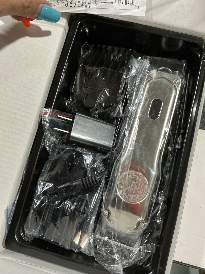 Condition photo showing New/Like New for professional hair clippers for men - cordless hair clippers machine - barber electric hair trimmer men clippers & accessories set - grooming beard & hair cutting kit (13 pieces)