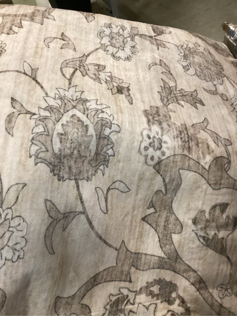 Condition photo showing As Is for 8x10 area rugs living room: washable rug for bedroom brown beige | boho no slip stain resistant rug soft indoor decor floor floral area rugs for dining room, nursery, hallway, home office brown beige 8' x 10' (rectangular)