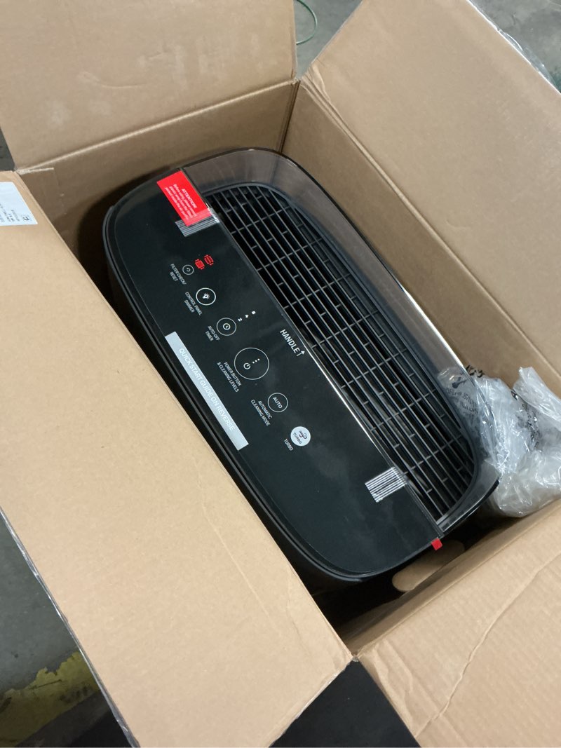 Condition photo showing As Is for Honeywell HEPA Air Purifier for Home, Large Rooms Up To 1700 ft² in 1 hr, Air Quality Indicator, Auto Mode, Reduces Allergens, Dust, Pollen, Smoke, Pet Dander, Black, HPA5200 1700 sq. ft