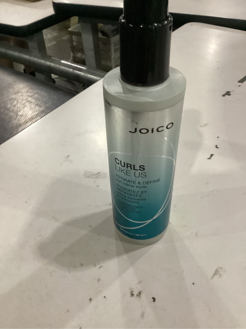Condition photo showing Good Condition for joico curls like us hydrate & define curl crème styler | for curly hair | reduce frizz & breakage | define textures | thermal protection | with moringa seed & algae oil