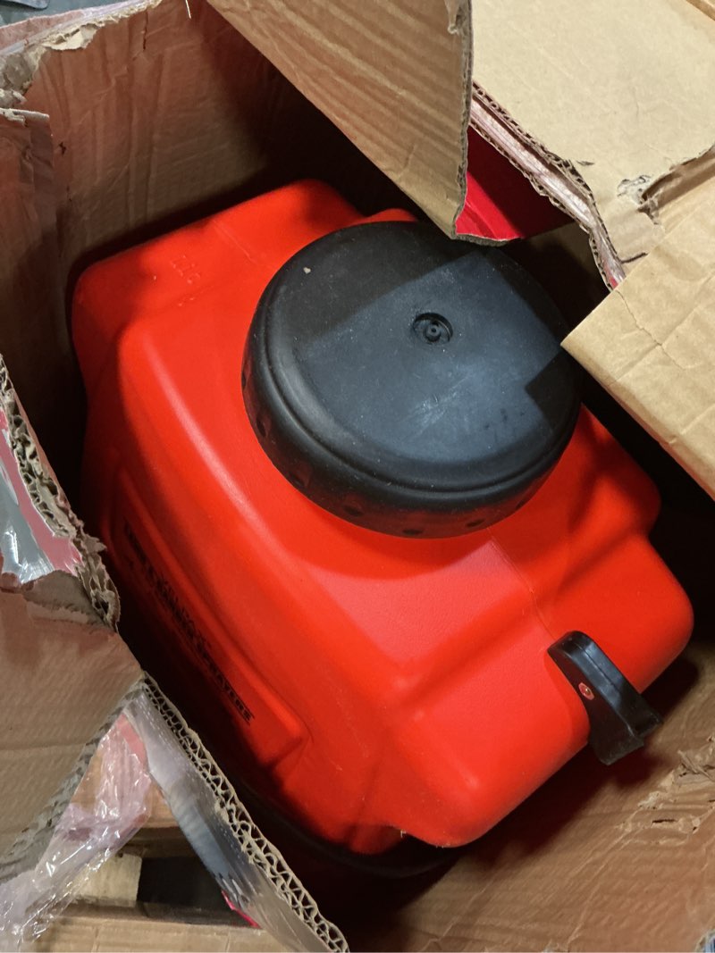 Condition photo showing As Is for battery powered backpack sprayer 5.4 gallon,adjustable wheeled cart, 0-94 psi,6 hours long battery life,12v 8ah battery,backpack sprayer with 4 nozzles for weeding, spraying, cleaning
